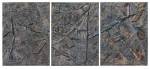 Peter Sacks. West Cliff, 2013-2014. Mixed media. 96 x 222 in (243.8 x 563.9 cm). SACK-0016. Courtesy of the Artist and the Robert Miller Gallery.